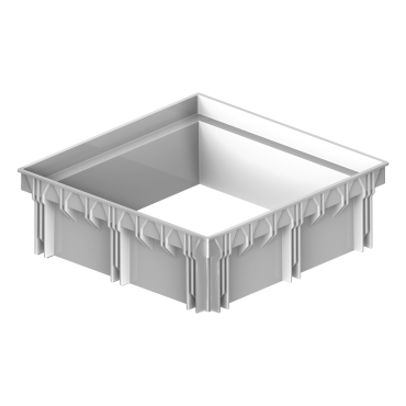 20×20 Menhol Rögar Kutusu Yükseltme Aparatı – 10 cm Yükseltici Çerçeve (20×20 cm)-Luxwares