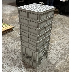 40×40 Menhol Rögar Kutusu Yükseltme Aparatı – 10 cm Yükseltici Çerçeve (40×40 cm)