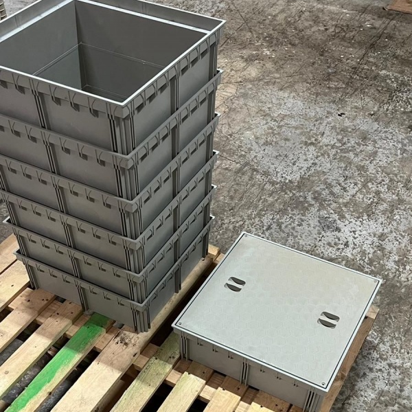 40×40 Menhol Rögar Kutusu Yükseltme Aparatı – 10 cm Yükseltici Çerçeve (40×40 cm)-Luxwares