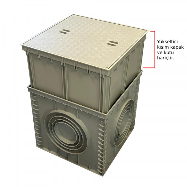 40×40 Menhol Rögar Kutusu Yükseltme Aparatı – 10 cm Yükseltici Çerçeve (40×40 cm)-Luxwares
