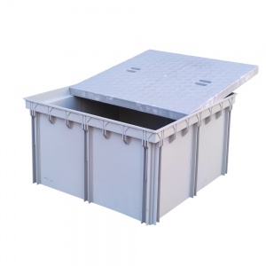 55x55 Menhol Rögar Kutusu Yükseltme Aparatı – 30 cm Yükseltici Çerçeve + Plastik Kapağı
