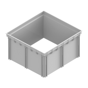 55x55 Menhol Rögar Kutusu Yükseltme Aparatı - 30 cm Yükseltici Çerçeve - 55CM X 55CM 