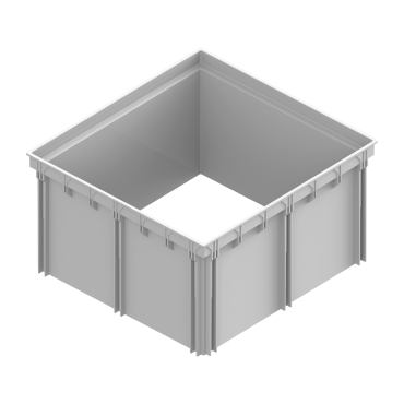 55x55 Menhol Rögar Kutusu Yükseltme Aparatı - 30 cm Yükseltici Çerçeve - 55CM X 55CM-Luxwares