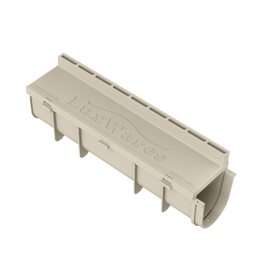 130x145x500 H20 mm Fuga Drenaj Kanalı + Izgara – Gizli ve Gömme, Yağmur Suyu ve Havuz Kenarı Oluğu-Luxwares