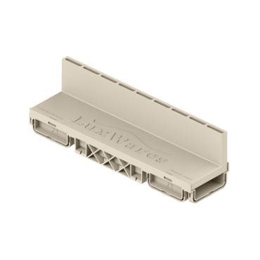 130x60x500 H85 mm Fuga Drenaj Kanalı + Izgara – Gizli ve Gömme, Yağmur Suyu ve Havuz Kenarı Oluğu-Luxwares