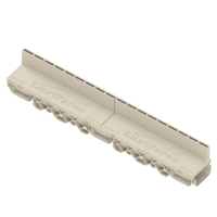 130x95x1000 H85 mm Fuga Drenaj Kanalı + Izgara – Gizli ve Gömme, Yağmur Suyu ve Havuz Kenarı Oluğu