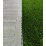 130x95x1000 H85 mm Fuga Drenaj Kanalı + Izgara – Gizli ve Gömme, Yağmur Suyu ve Havuz Kenarı Oluğu