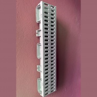 100x60x500 mm Plastik Izgaralı Drenaj Kanalı | Yağmur Suyu ve Havuz Kenarı Oluğu