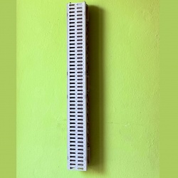 120x90x1000 mm Plastik Izgaralı Drenaj Kanalı | Yağmur Suyu ve Havuz Kenarı Oluğu
