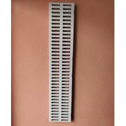 20×100 cm Plastik Izgara Mazgalı – Drenaj Kanalı Üstü Dayanıklı Plastik Izgara Kapak
